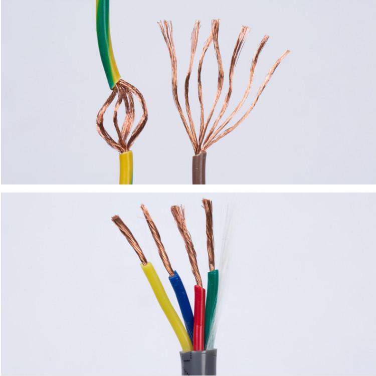 KYJVP-8*0.75mm² 铜芯聚氯乙烯绝缘聚氯乙烯护套编织屏蔽控制电缆
